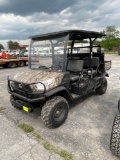 Kubota RTV X1140, O-rops, Canopy w/ windshield, DSL, 4x4, Hyd Dump Bed, Crew Cab, SN: 20366, Hours: