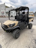 2022 Kubota Sidekick RTV XG850, O-rops, Canopy, Gas 850, 4x4, Electric Dump, Half Doors, SN: 33885,