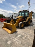 CAT 430F2, Cab, Heat, AC, 4x4, Ext Hoe, Plumbed, GP Bucket, Pilot Controls, SN: E00472, Hours: 180