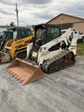 2012 Bobcat T650, Cab (Has door frame but no glass), Heat, AC, Aux Hyd, Quick Att, Tooth Bucket,