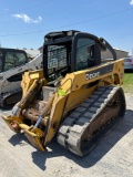 John Deere CT332, Cab, Missing Door & side glass, Heat, A/C, Aux hyd, Quick att, S/N 131448, hrs:
