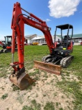 2014 Kubota KX91-3, O-rops, Hyd Angle Blade, Plumbed, Coupler, GP Bucket, SN: 5284, Hours: 42562