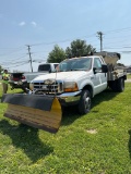 2001 Ford F550 Flatbed Truck, 4x4, 7.3L Turbo Diesel, 5 speed, Dually, Hitch Receiver, Ebby built