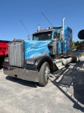 Kenworth W900 T/A Road Tractor, 3406 CAT, 18 speed, Alcoa Wheels, Twin Chrome Air Breathers, Twin