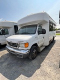 2005 Ford E450 Transit Van, Gas, Auto, 4 Wheel Chair Securements, 4 Passenger Seats, Ramp, VIN: