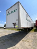 2003 Wabash T/A 53 ft Box Trailer, GVWR 68,000 lbs, Double Rear Doors, VIN; 1JJV532W53L835211