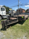 1994 Interstate Equipment Trailer, Tandem Axle, Air Brakes, Pintle Hitch, Ramps, Storage Box, Side