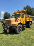 1996 Intl S/A Dump, **HYD DUMP PUMP LEAK*, 5 Sp Allison Automatic, DT 466, Pintle Hitch, TraIler