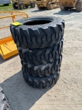 Set of 4 10-16.5 Skid Loader Tires