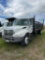 2005 International 4300 Stake Side Flatbed, DT466 Motor, Automatic, Storage Boxes, Rear Lift Gate,