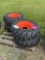 Set of 4 - 10-16.5 Skid Loader Tires on Wheels (Bobcat)