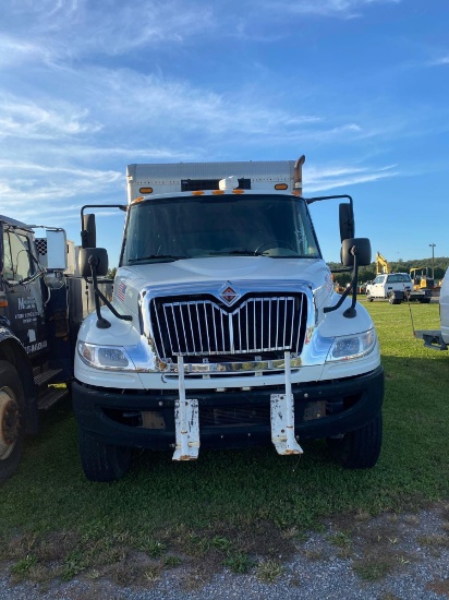 2011 IH 4300 Mobile Shop Truck, MaxxForce DSL, Allison Auto, A/B, Ext Cab, Pintle Hitch, GVW