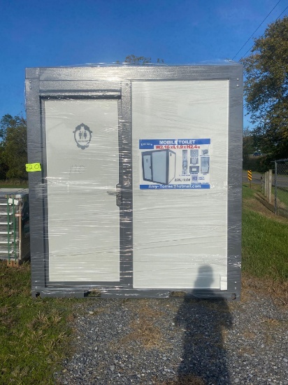 Single Stall Mobile Toilet, Shower-Toilet-Sink-Window