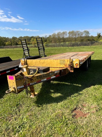 2007 Cam Superline Deck Over, Tandum Axle, Full Tilt Deck, 14,000lbs capacity, Pintel Hitch, Storage