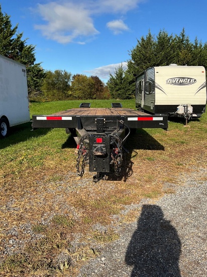 2001 Trail King Equipment Trailer, Tandem Axle, Air Brakes, Pintle...Hitch, GVWR-48,020lbs, Ramps,