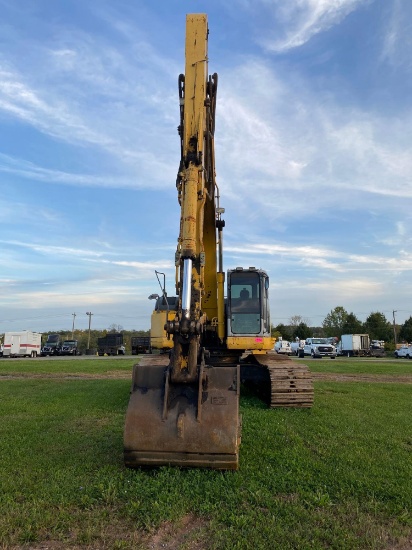 Komatsu PC308USLC, Cab, Heat, AC, Plumbed Hyd, Front Sliding Window, 33" Tracks, 50" Tooth Bucket,