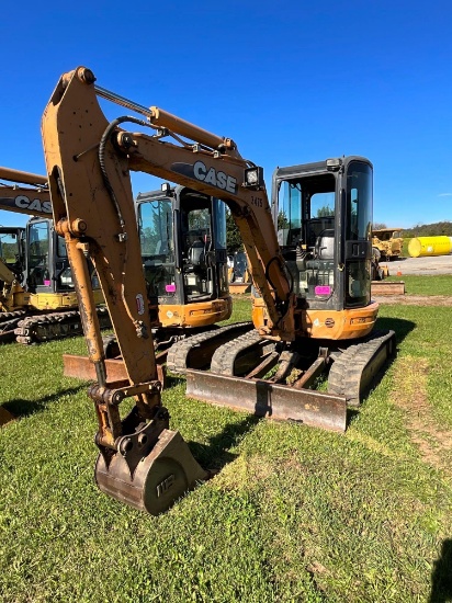 Case CX36B, Cab, Heat, AC, Leveling Blade, GP Bucket, Plumbed, SN: N63475, Hours: 2876