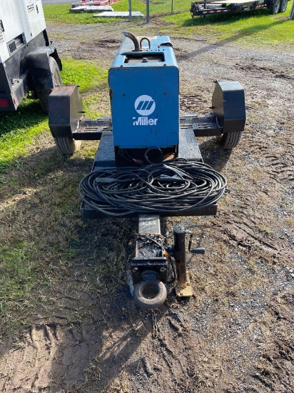 Miller Trailblazer Trailer Mounted Welder, Hours: 1763