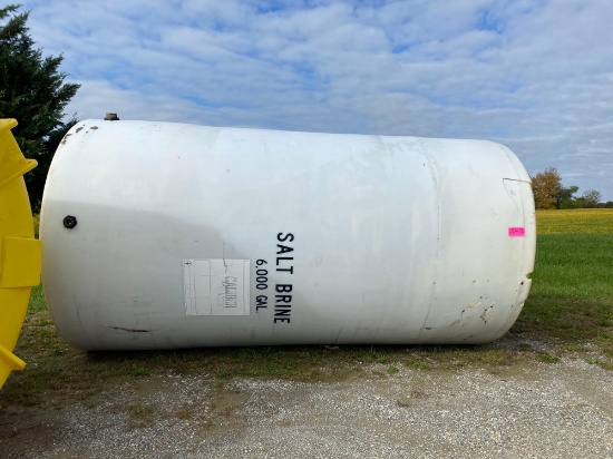 6,000 Gallon Salt Brine Tank