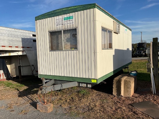 Office Trailer, 24'x8', 2 5/16" Ball Hitch, VIN: No Plate **NO TITLE