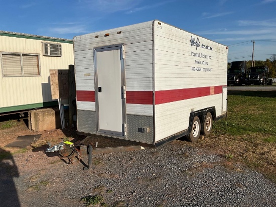 Office Trailer, 2" Ball Hitch, VIN: No Plate