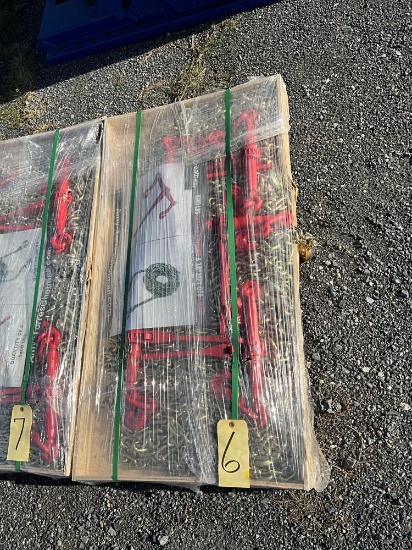 9200lbs Ratchet Binders w/ 3/8" 20 ft G70 Chains