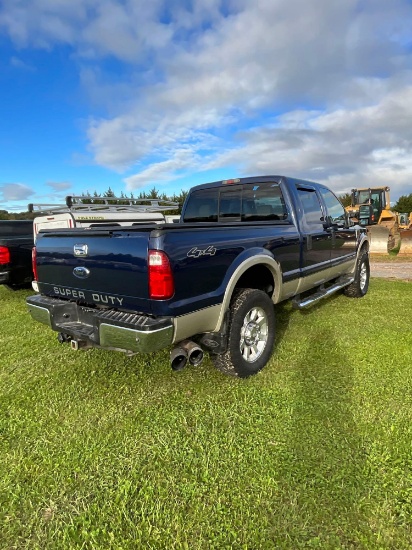 2008 Ford F350, Crew Cab, Pick Up, 4x4, DSL (Rebuilt Title), AT, VIN: 1FTWW31R48EC20697, Miles-