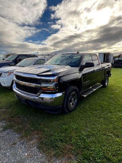 2016 Chevy Silverado Pick Up, 5.3L Gas, Automatic, Ext Cab, VIN: 1GCRCNEC6GZ376187, Miles: 169,938