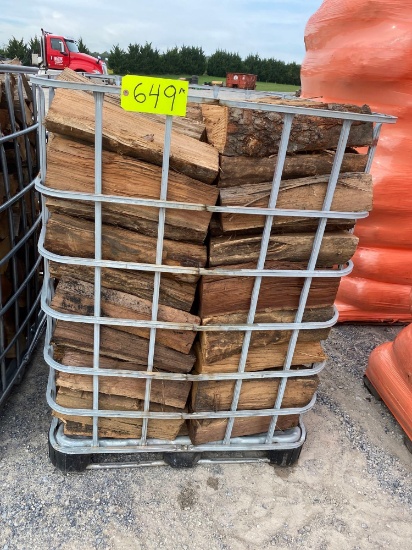 Pallet crate of firewood