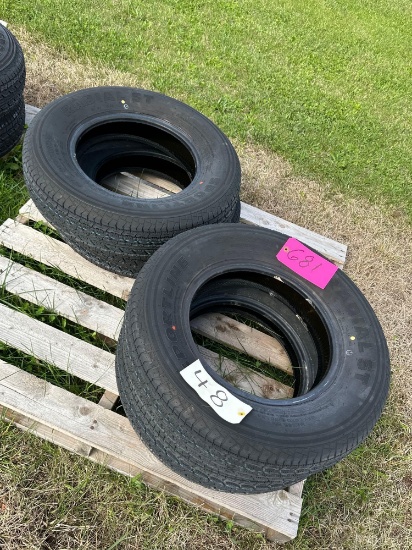 Set of 4 - 205/75R15 Trailer Tires
