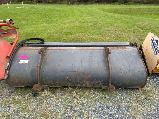 8' Wide-48" E2E Wheel Loader Sweeper Attachment