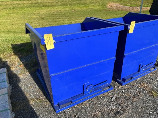 Pallet Fork Dumping Hopper