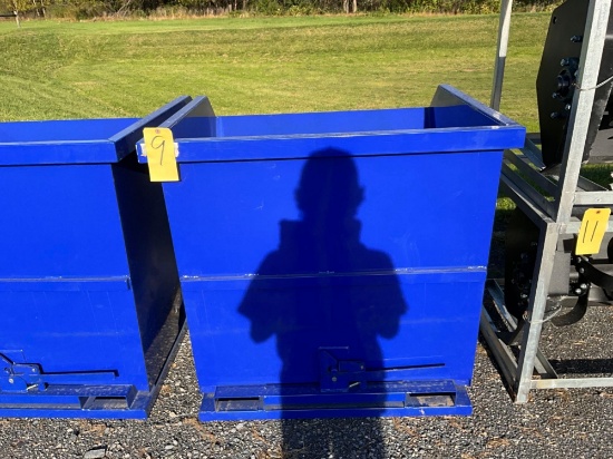 Pallet Fork Dumping Hopper