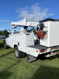 2009 Dodge 5500 Bucket Truck, Cummins DSL, Automatic, 4x4, ETI Body, ETL37IH Boom Model, Pintel