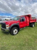 2009 Ford F550 Contractors Dump, 6.4L DSL, Automatic, Storage Box, Dejana Bed, Pintle...Hitch, VIN: