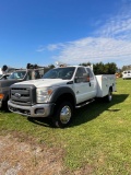 2012 Ford F450 Mechanics Truck, 6.7L PowerStroke DSL, Automatic, Ext Cab, DEF, Air Compressor,