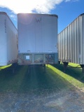 45ft 1988 Fruehauf Box Trailer, Tandem Axle, Air Brakes, GVWR-68,000lbs, VIN: 1H2V04523JH018204