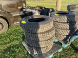(4) GOODYEAR G622-RSD, 12R-22.5 TIRES, FIRE TRUCK TAKE OFFS