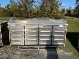 7' - 20 Drawer Work Bench