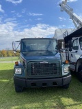 2001 Freightliner Spreader Truck, CAT DSL, 6 speed, Air Brakes, GVWR-26,000lbs, Highway Equipment
