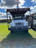 2013 Freightliner Chip/Bucket Truck, Cummins DSL, 6 speed, DEF, Front Winch, Air Brakes, Outriggers,