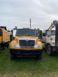 2011 International DuraStar Sweeper Truck, MaxxForce DT Motor, Automatic, Dual Side Steering, Elgin
