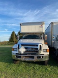 2015 Ford F650 Box Truck, Cummins DSL, Automatic, GVWR-26,000lbs, Air Brakes, Supreme 24' box w.