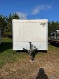 2016 Car Mate Enclosed Trailer, Tandem Axle, 2 5/16