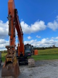 2014 Hitachi Z Axis 350LC, Cab, Heat, AC, Quick Coupler, 36