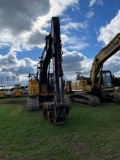 2016 John Deere 245 GLC, Cab, Heat, AC, Plumbed, Coupler, Grapple, 32