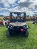 2020 Kubota RTV-XG 8850 Side Kick, O-rops, Gas, 4x4, Manual Dump, SN: 20215, Hours: 170
