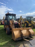 Case 580 Super M Series 3, Cab (broken side glass), Heat, AC, Ext hoe, 4x4, Thumb, GP Bucket &