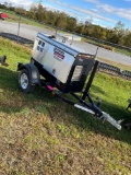 Lincoln Electric Vantage Trailer Mounted Welder - Kubota DSL, Model Vantage 3, 22hp, Output -