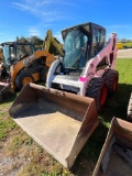 Bobcat S185 Turbo, Cab, Heat, AC, GP Bucket, Hyd Quick Attach, 2 speed, Foot Controls/Hand Controls,